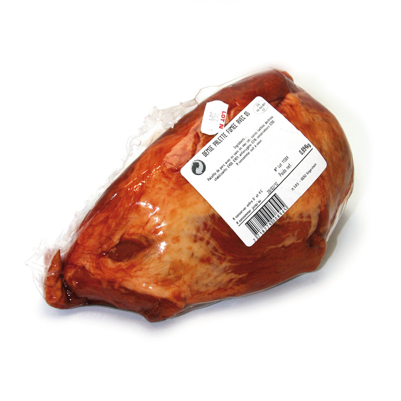 Uncooked half smoked blade without bone vacuum packed ±820g