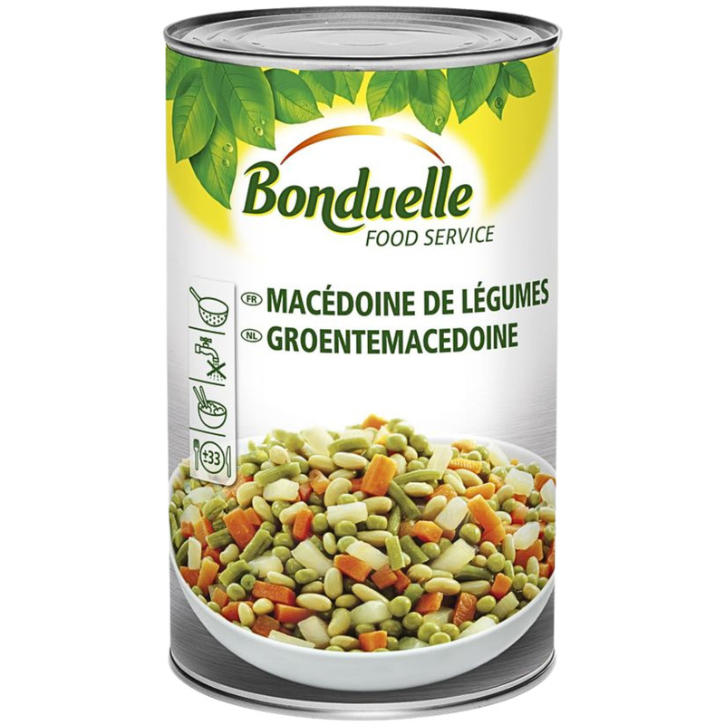 Mixed vegetable Macedoine tin 5/1