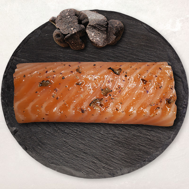 Coeur de filet de saumon fumé d'Écosse miel et arôme truffe 200g