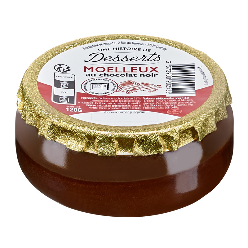 Dark chocolate cake verrine 120g