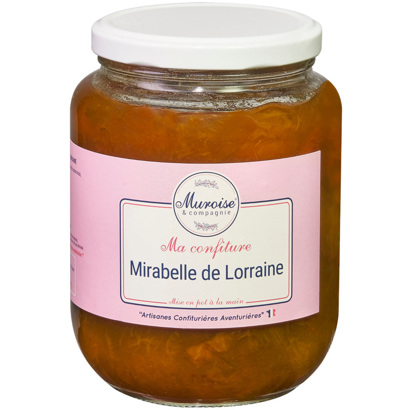 Hand-made Lorraine mirabelle plum jam jar 950g