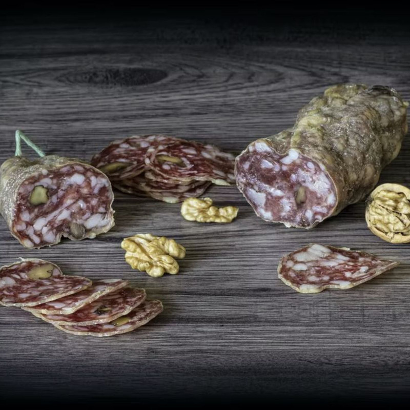 Saucisson sec pur porc français aux noix 200g
