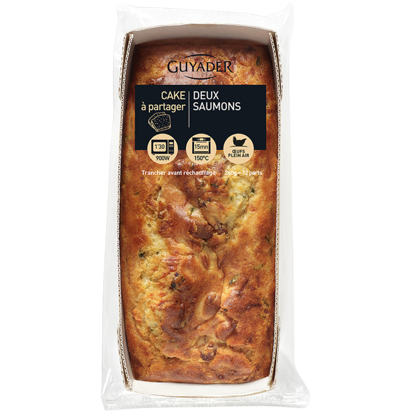 2 Salmon savoury loaf | Fresh and smoked  260g