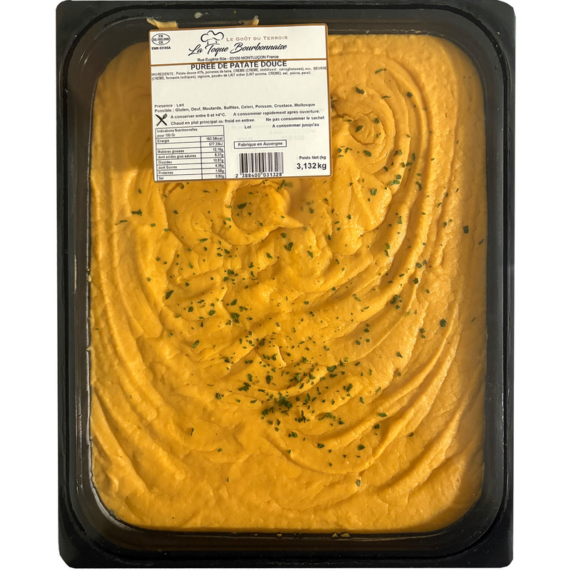 Sweet potato mash 3.1kg