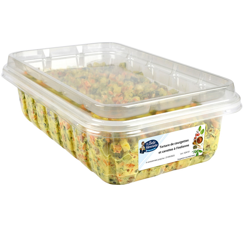 Indian-style courgette and carrot tartare 1.5kg