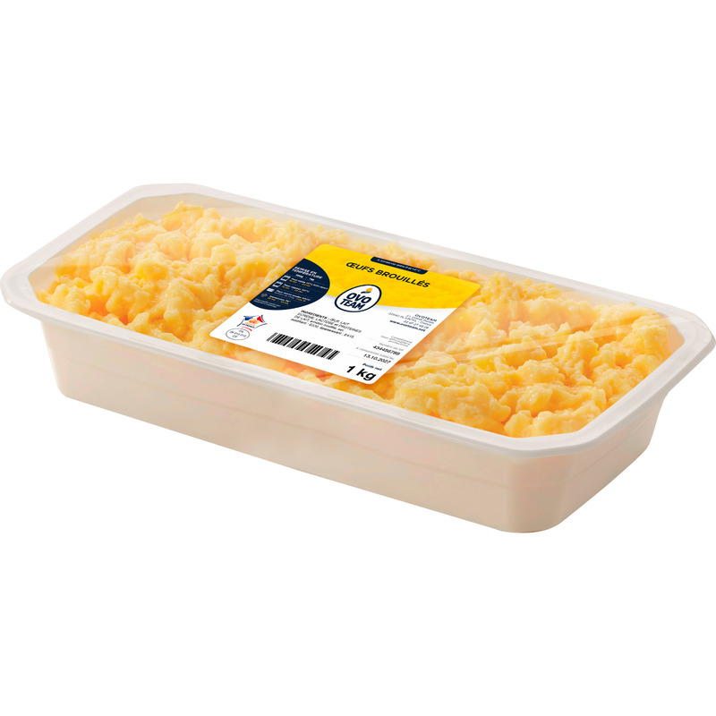 Fresh scrambled eggs, 1kg tray