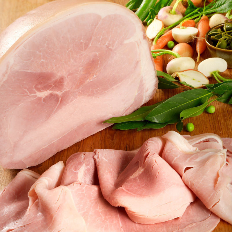 Cooked ham superior whole with rind ±9kg