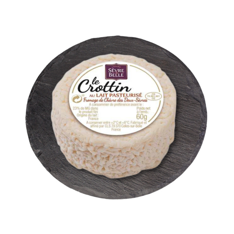 Thermised goat's milk crottin cheese 12x60g