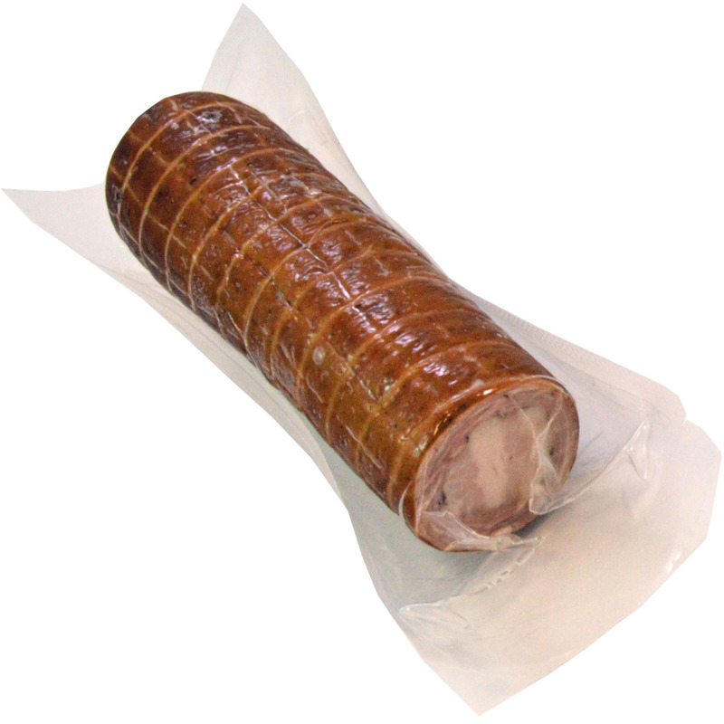 Baby handmade bacon Andouille sausage appetizer vacuum packed ±200g