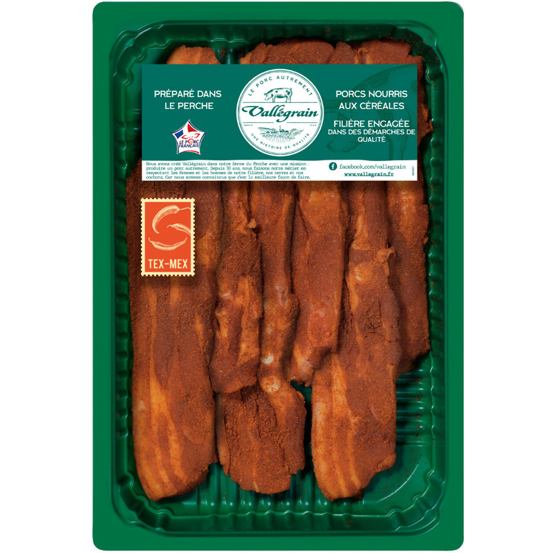 Pork belly | Tex-Mex-style seasoned pork ribs LPF 6 slices ±600g