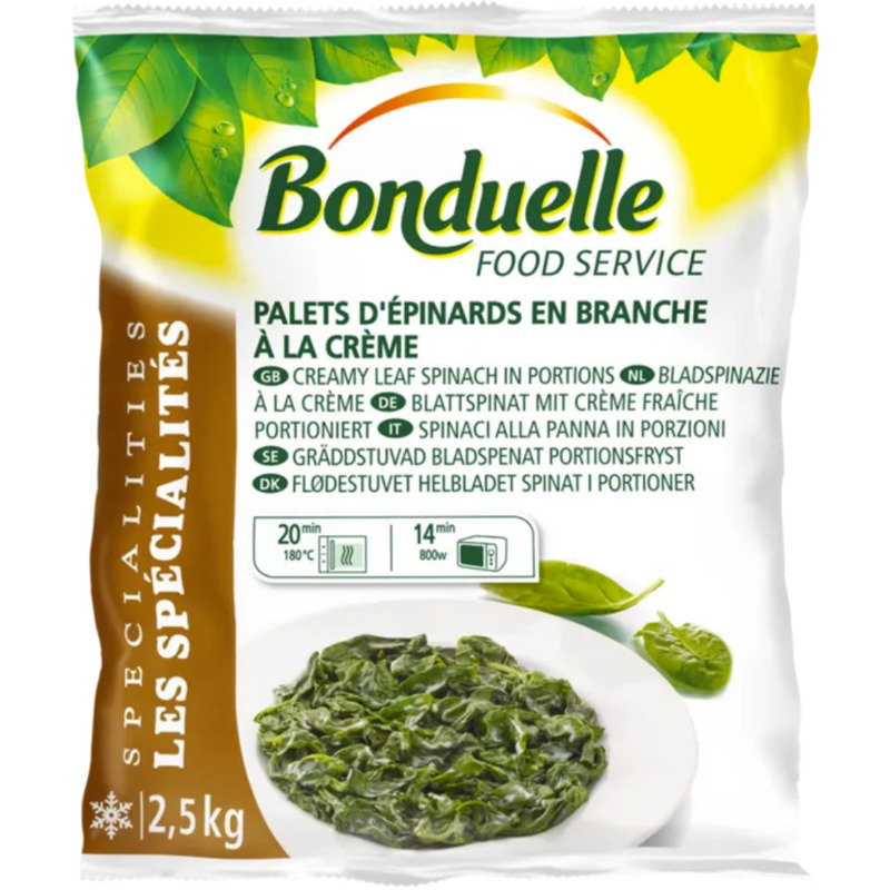 ❆ Palets d'épinards à la crème 2,5kg