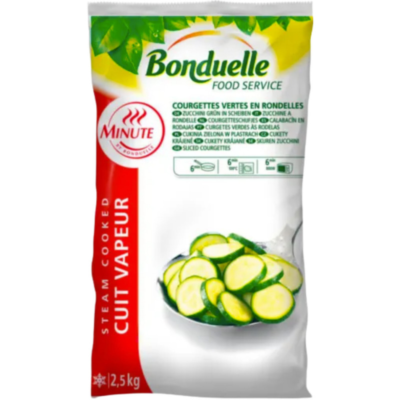 ❆ Courgette en rondelles Minute 2,5kg