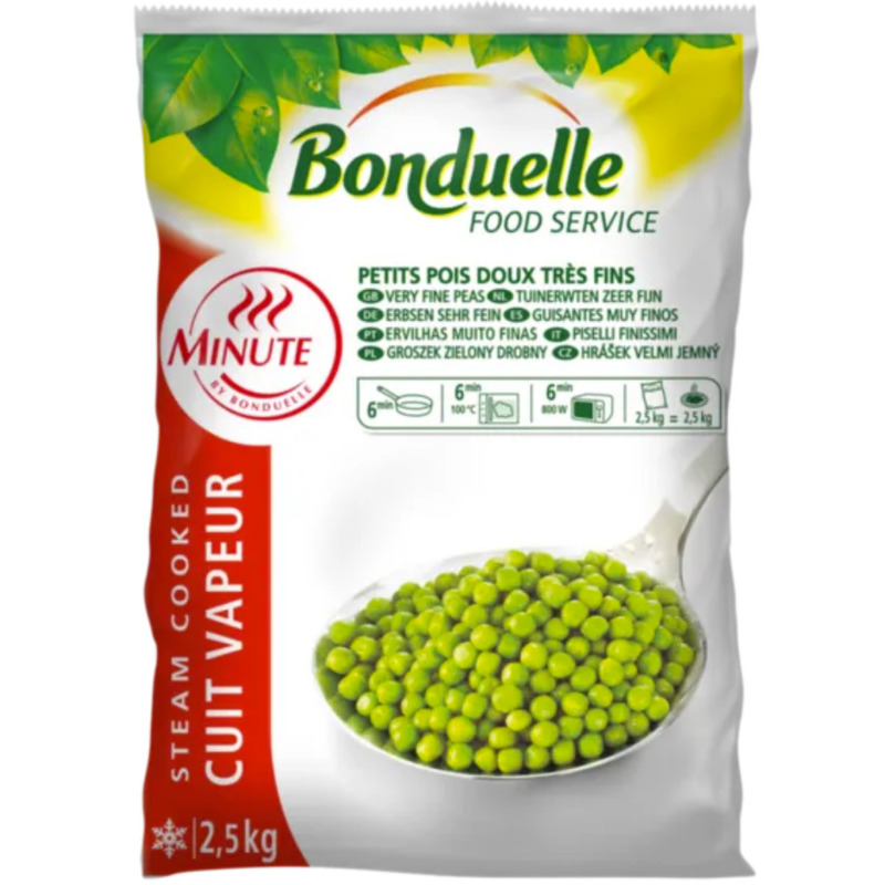 ❆ Petits pois doux très fins Minute 2,5kg