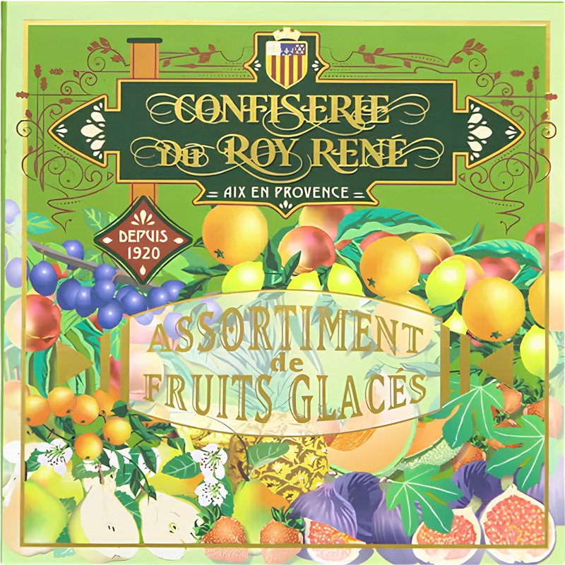 Assortment of glazed candied fruit 360g