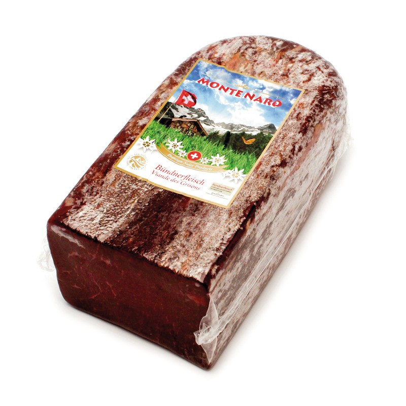 Grisons meat Swiss PGI 1/2 vacuum packed ±1.4kg