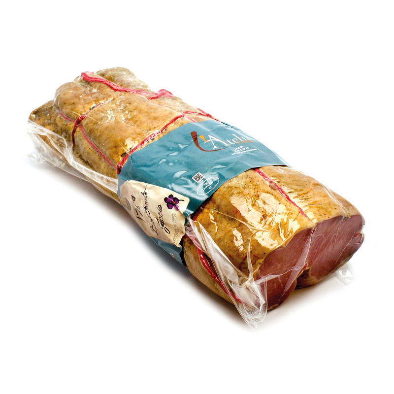 A Salameria lonzo without fat LPF from Corse vacuum packed ±500g