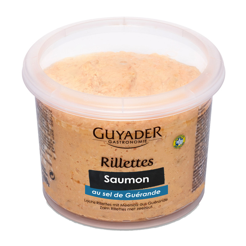 Potted salmon with Guérande salt 500g