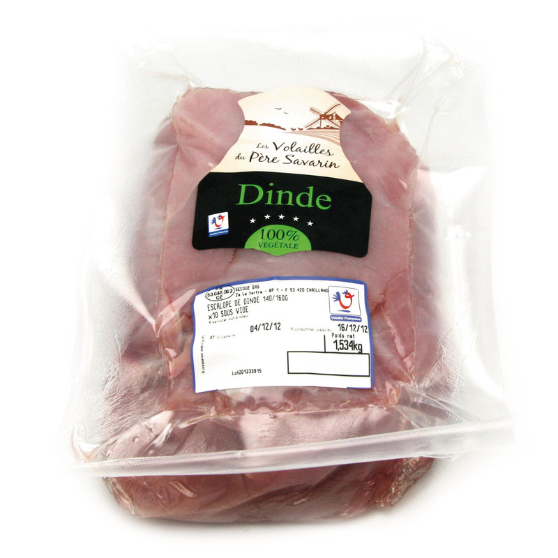French turkey breast x10 vacuum packed ±1.4kg