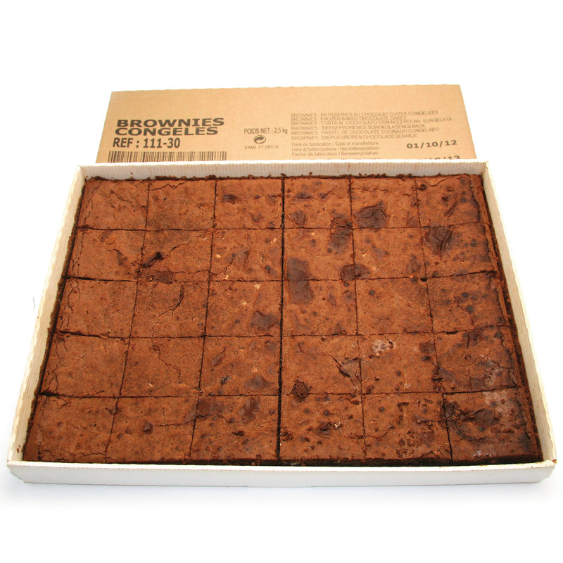 ❆ Brownie pre-cut tray 30x83g