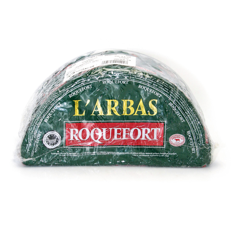 Roquefort AOP 1/2 L'Arbas au lait cru de brebis ±1,4kg