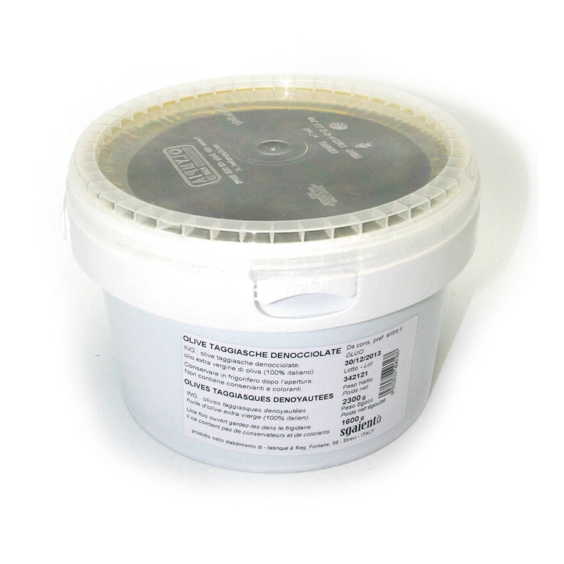 Olive Taggiasche dénoyautée seau 2,3kg