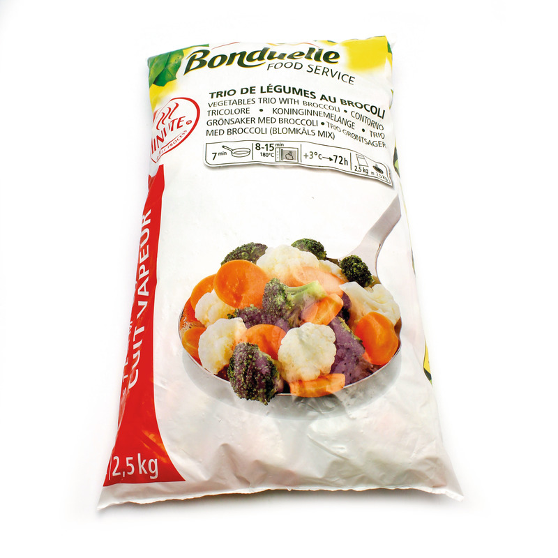 ❆ Trio of vegetables with broccoli Minute 2.5kg
